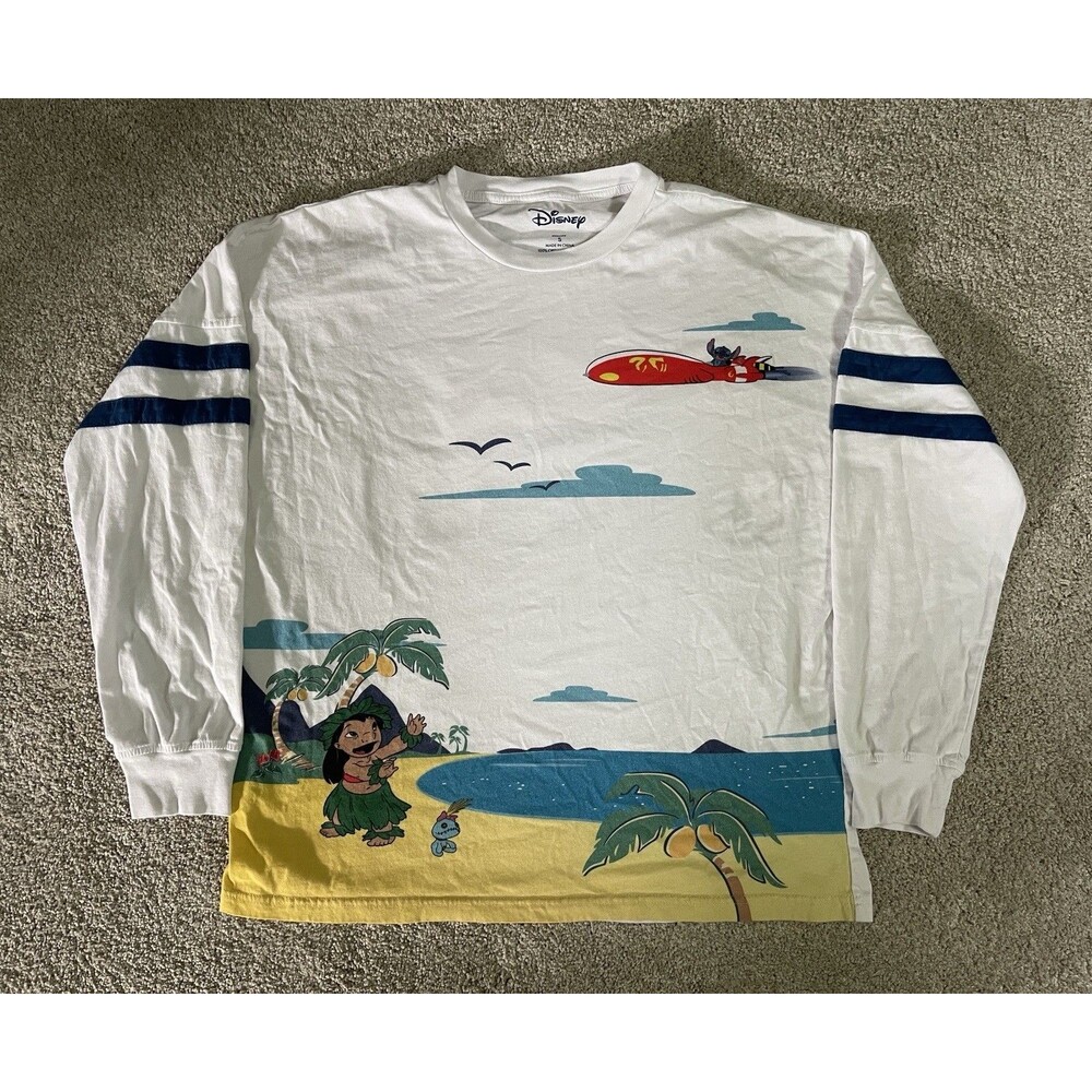 Disney Lilo & Stitch Experiment 626 Long Sleeve T-Shirt – Women's Size S